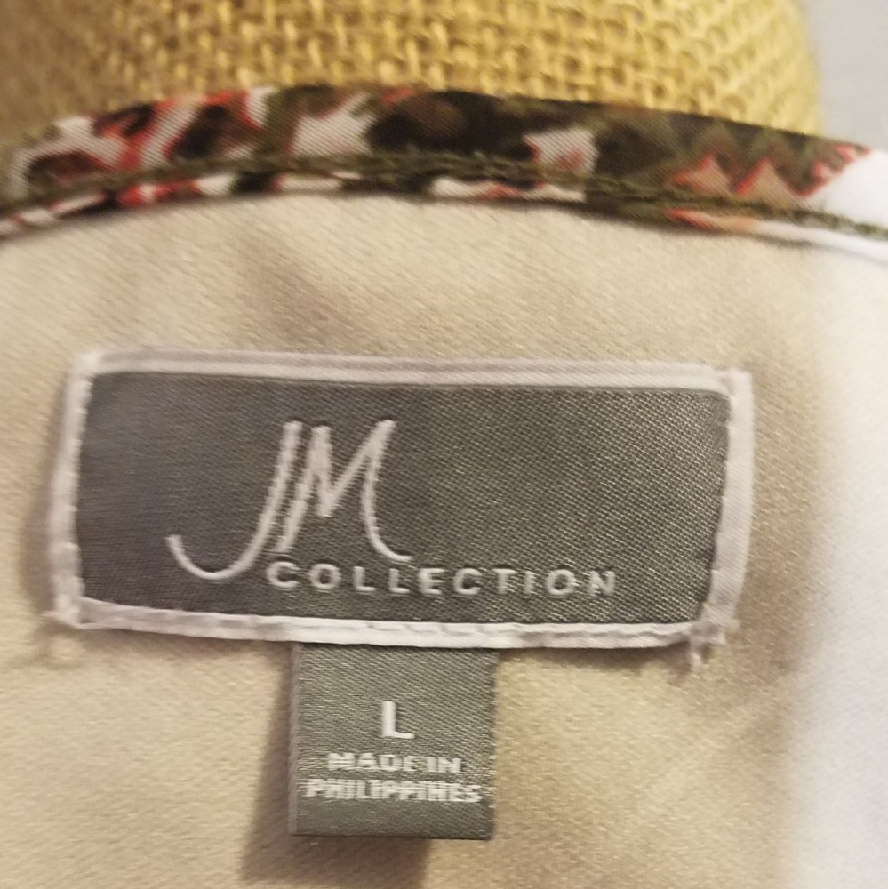JM Collection Aztec Print Blouse - Picture 4 of 5